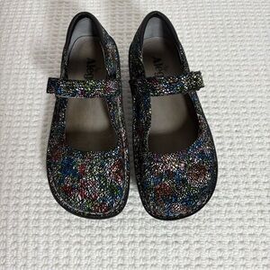 Women’s Alegria Belle Multicolor Mary Jane Leather Shoes EU 36 US SZ 6 Y2K Goth